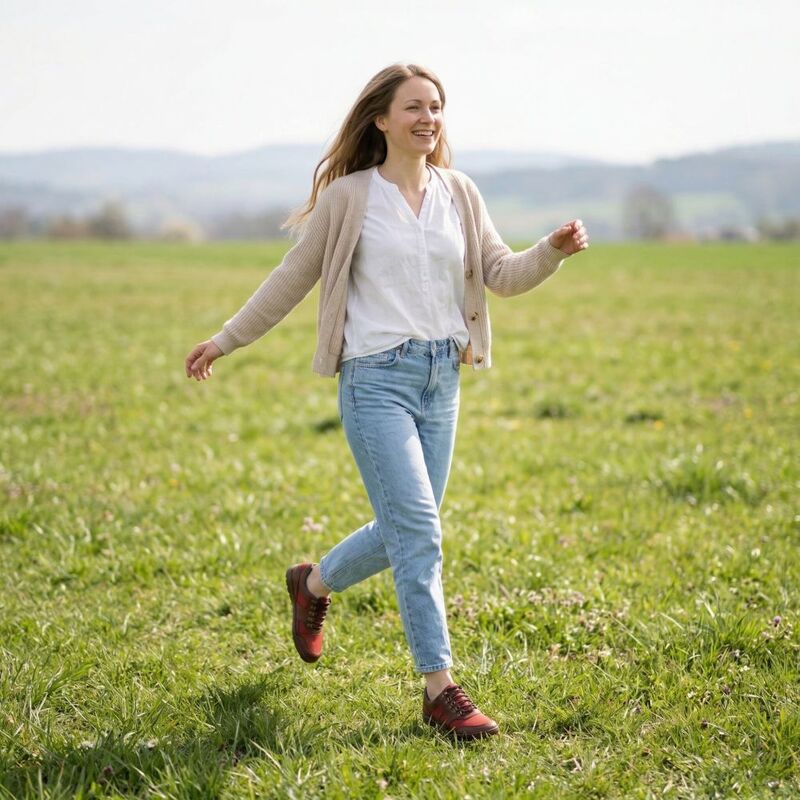 Freiheit in Barfußschuhen