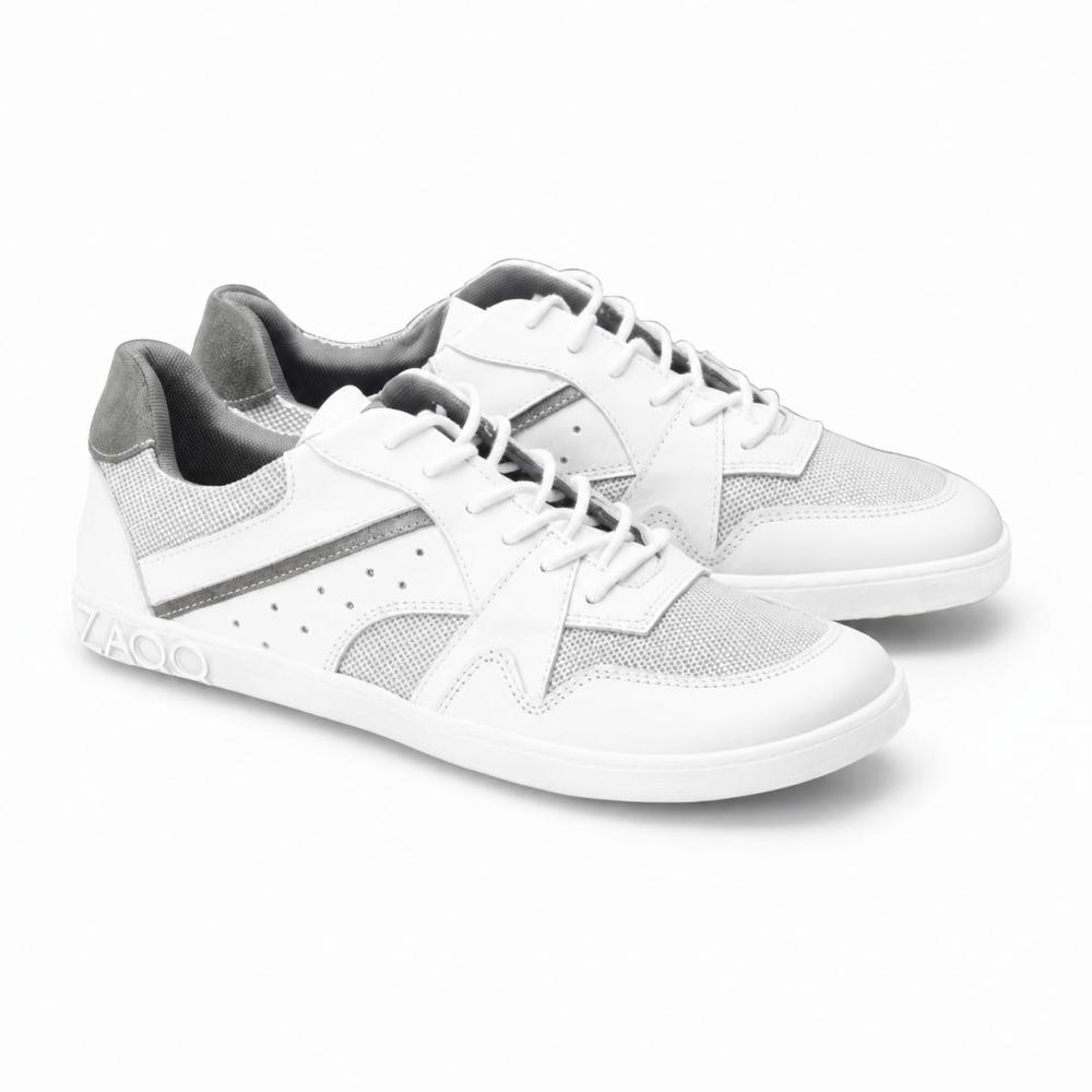 witte sneakers barefoot schoenen voor vrije tijd van leer en mesh