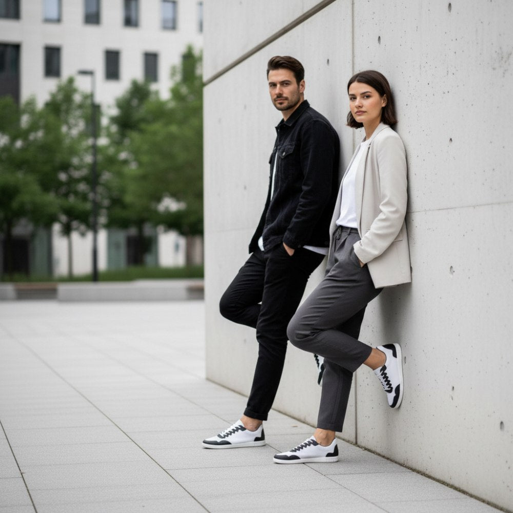 Dupleq zwart wit veganistisch