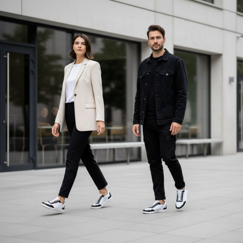 Dupleq zwart wit veganistisch