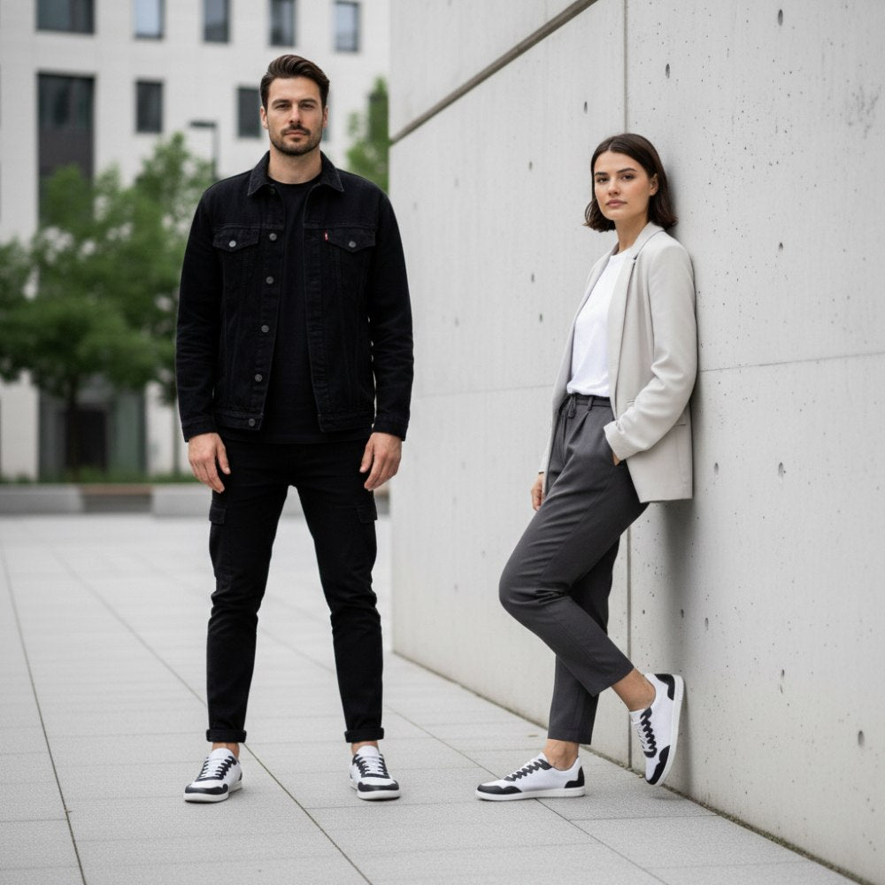 Dupleq zwart wit veganistisch