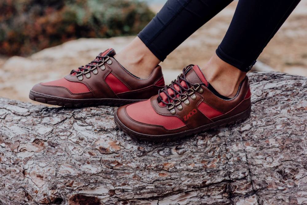 Hiqe lage vegan camel rood waterdicht