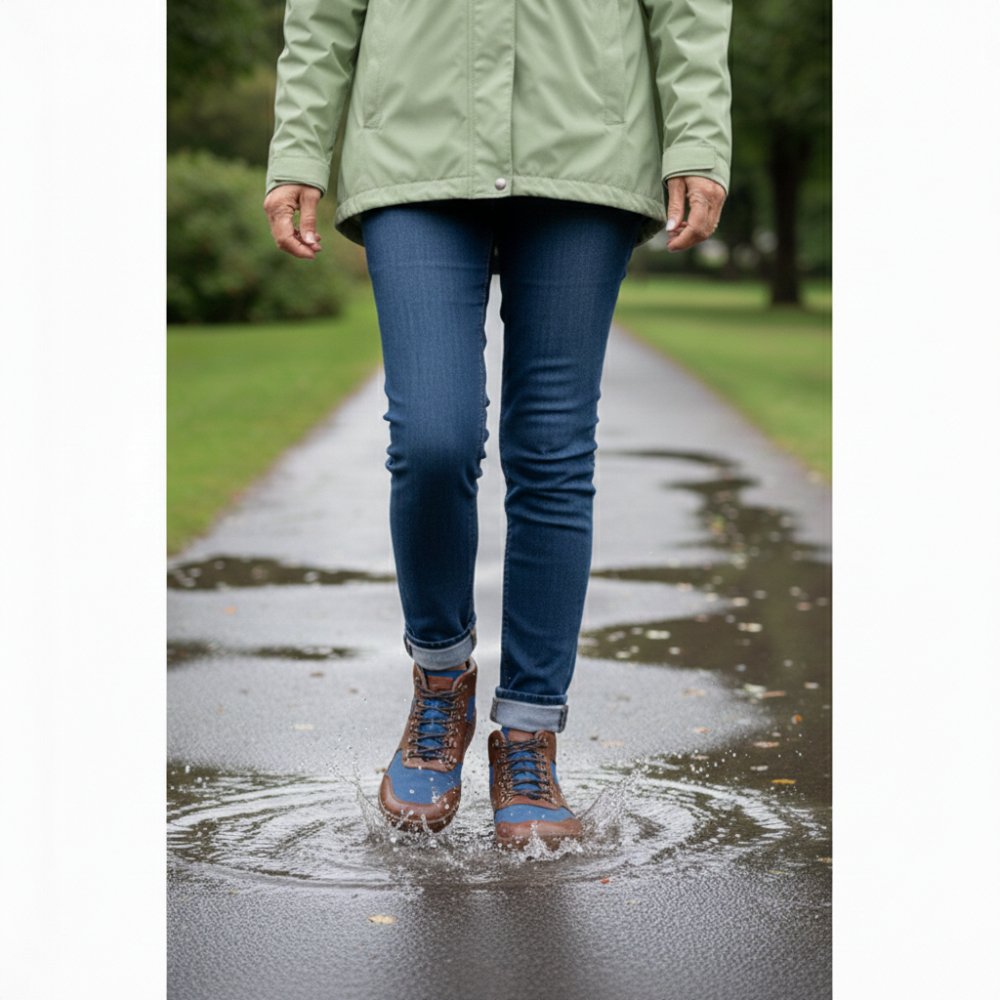 Hiqe mid vegan blauw waterdicht