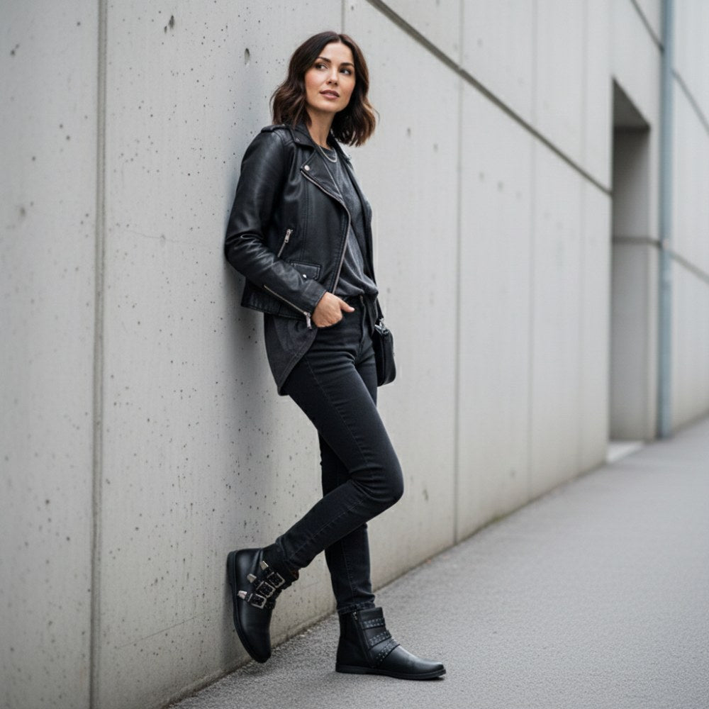 Qlance zwarte zilveren vlakte