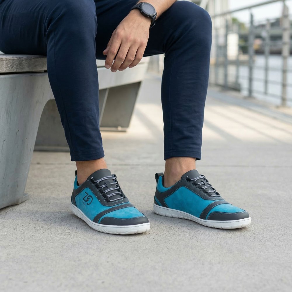 Sqill turquoise zwart