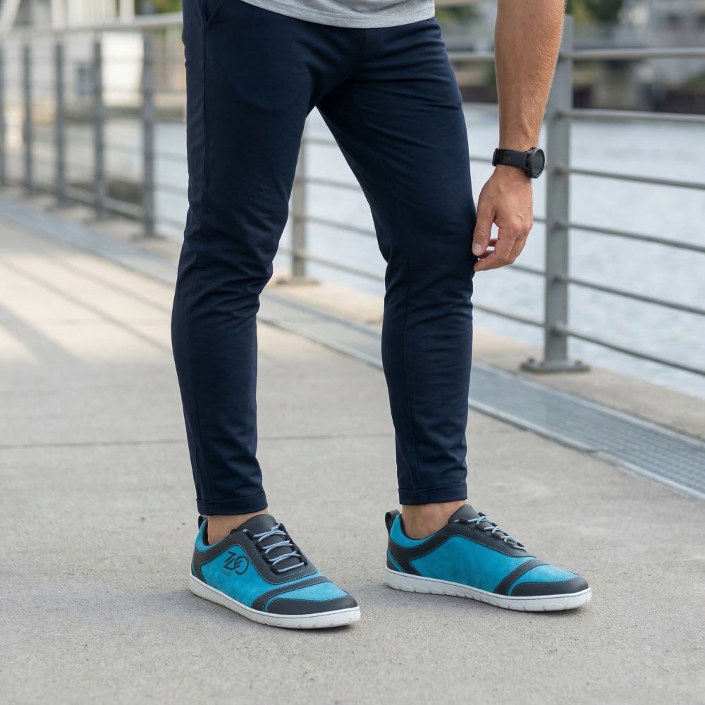 Sqill turquoise zwart