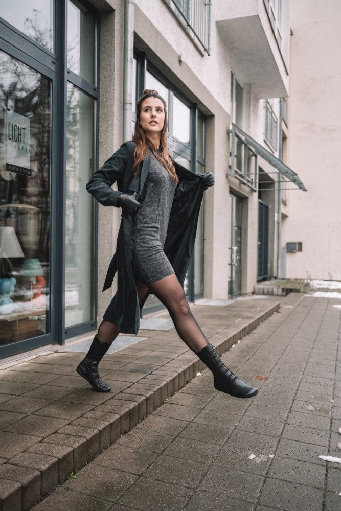 Attraqt stretch nappa zwart