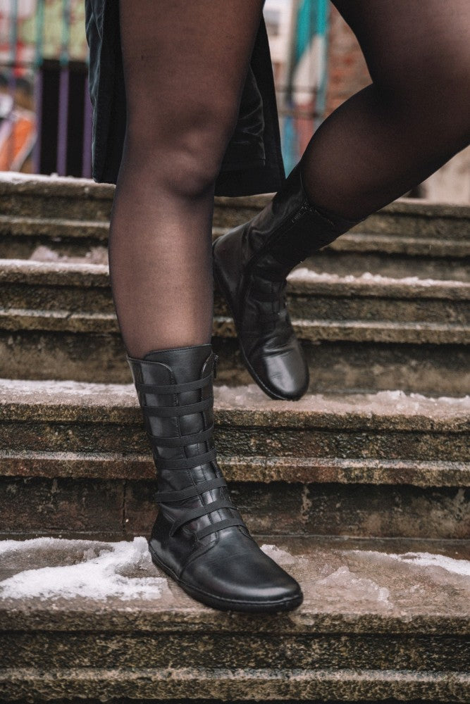 Attraqt stretch nappa zwart